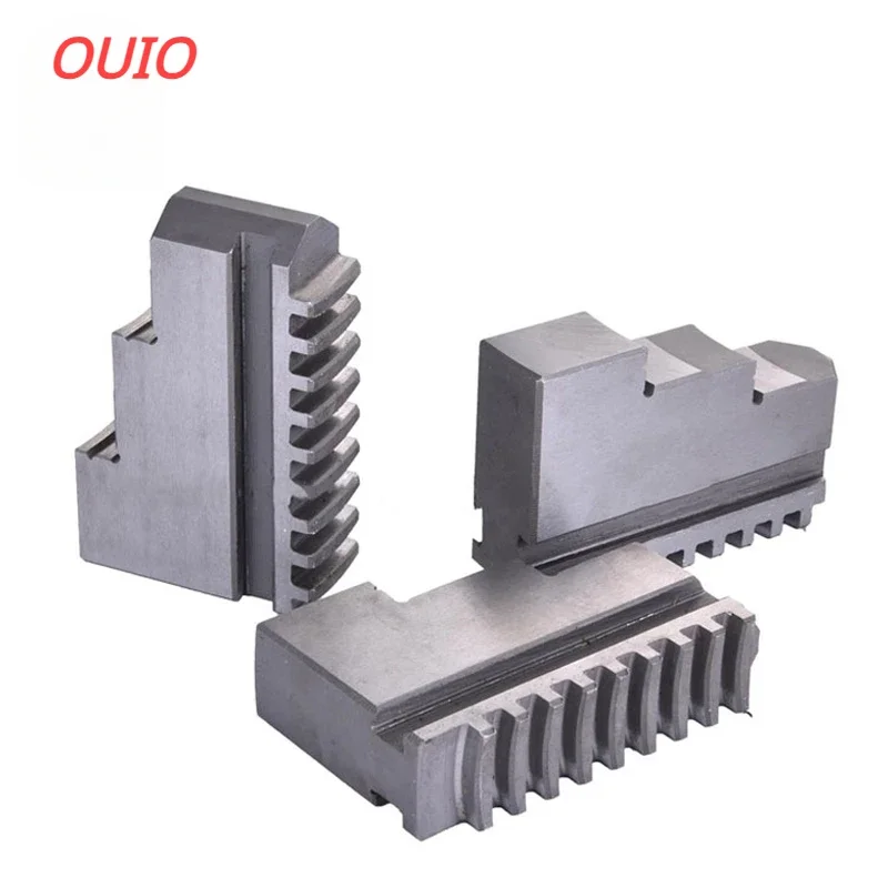 OUIO K11-80 K11-100 K11-125 K11-130 K11-160 K11-200 Chuck Three Jaws Universal Three-jaw Chuck Card Foot 3Pcs/Set Mechanical