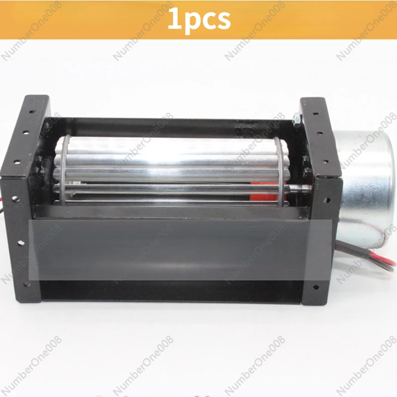 12V DC Cross Flow Fan for Oven Ball Bearing Brushless Cooling Fans High Wind Volume Ventilation Air Curtain Small Drum Blower