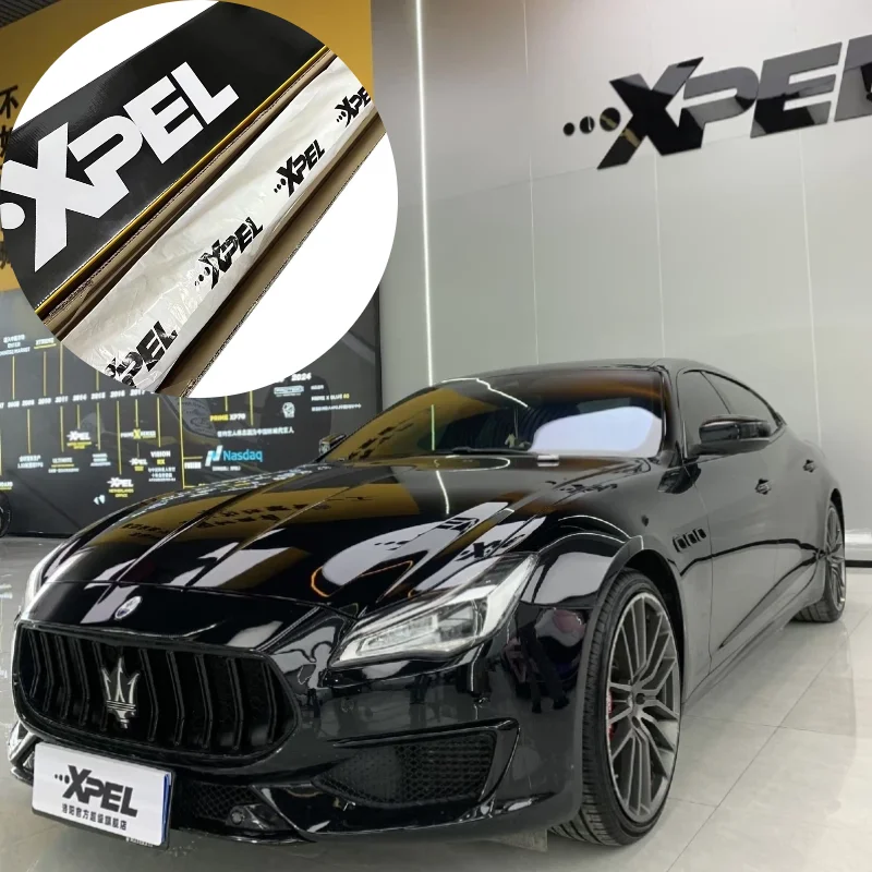 

USA.XPEL Ultimate PLUS bright black paint protective film XPEL PPF TPU material anti-fouling coating 1.52M*15M