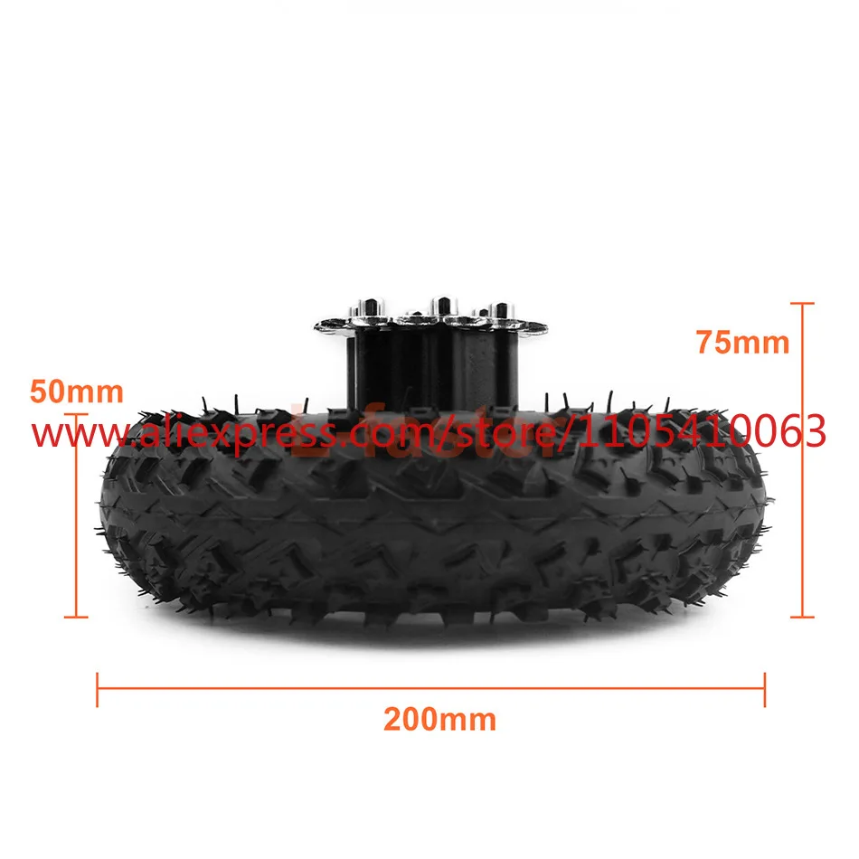 1Pcs 700W Kit Dual Motor Chain Drive Electric Cart Easily Carry 300kg 8-inch Electric Cart