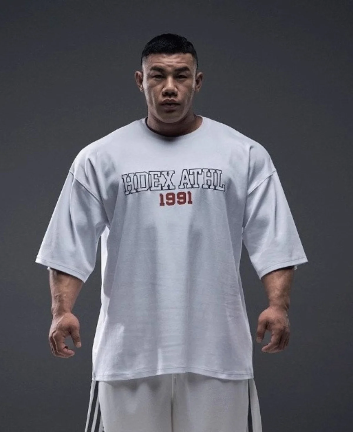 

New summer men's casual round-neck short-sleeved T-shirt, large-sized loose printed breathable and trendy versatile POLO shirt