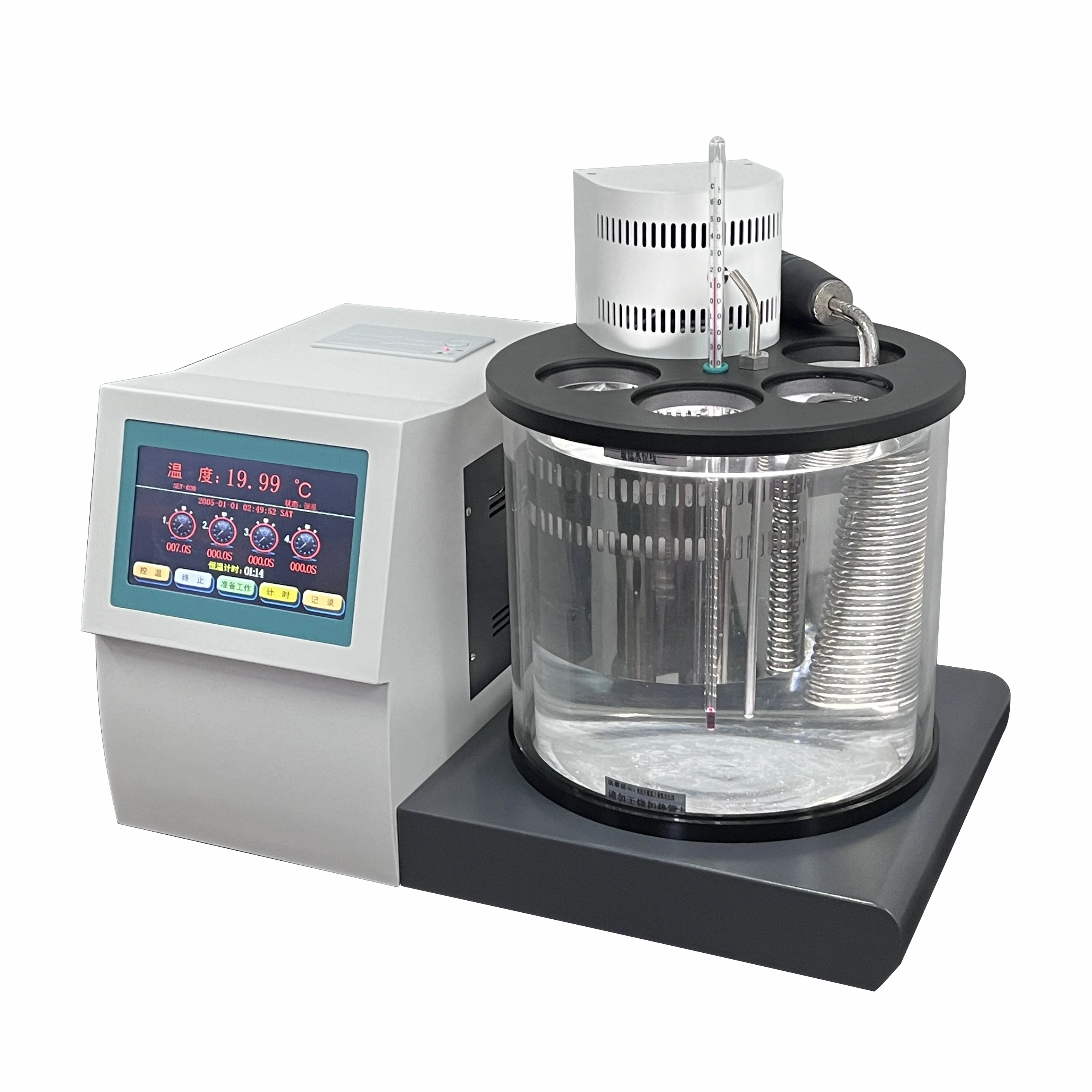 PUSH Electrical Astm D445 Oil Kinematic Viscosity Testing Apparatus Kinematic Viscometer Tester of Petroleum Products