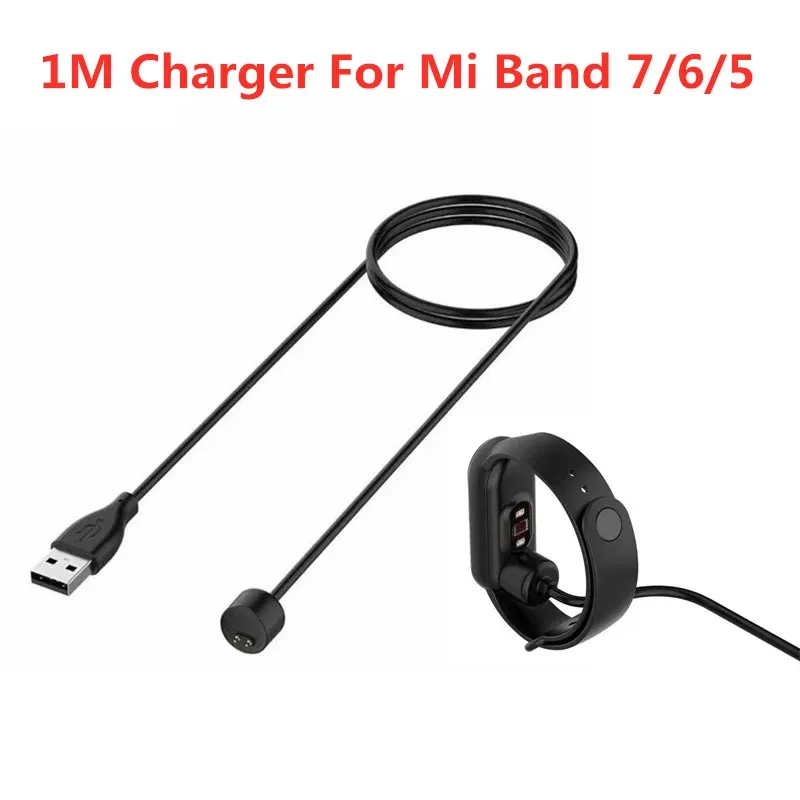 سريع شحن كابل ل شاومي Mi الفرقة 7 6 5 4 شاحن كابل نوع البيانات C إلى USB OTG محول حوض ل MiBand 4 5 6 7 سلك شاحن