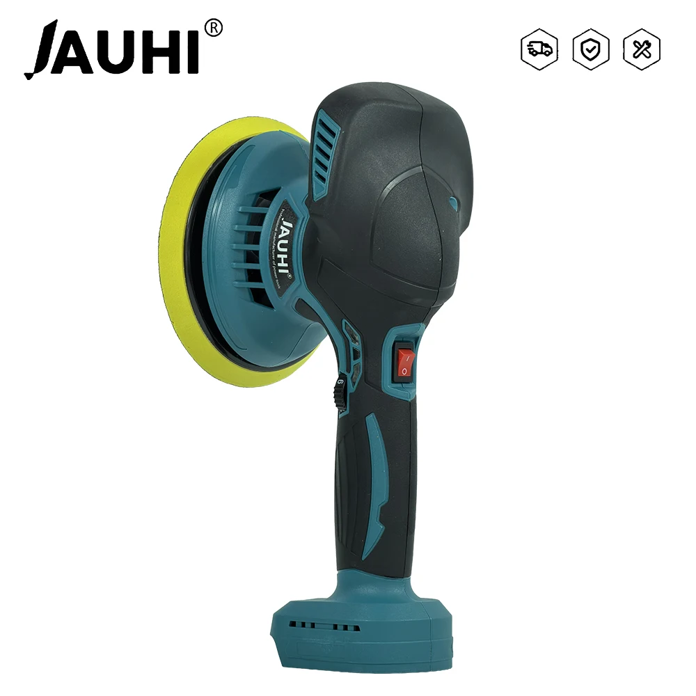 JAUHI Cordless Car Polisher Electric Polisher Wireless Automobile Car Polishing Sealing Glaze Machine For Makita 18v Battery