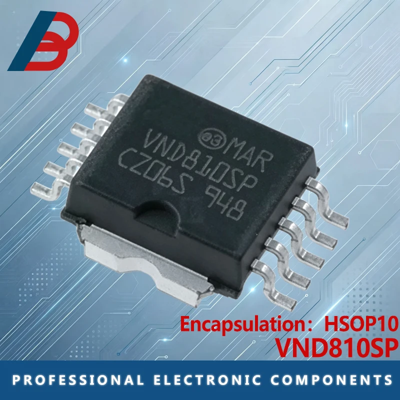 10PCS/LOT VND810SP VND810SPTR-E HSOP10 Puce de commande de puissance pour carte informatique automobile, puce fragile