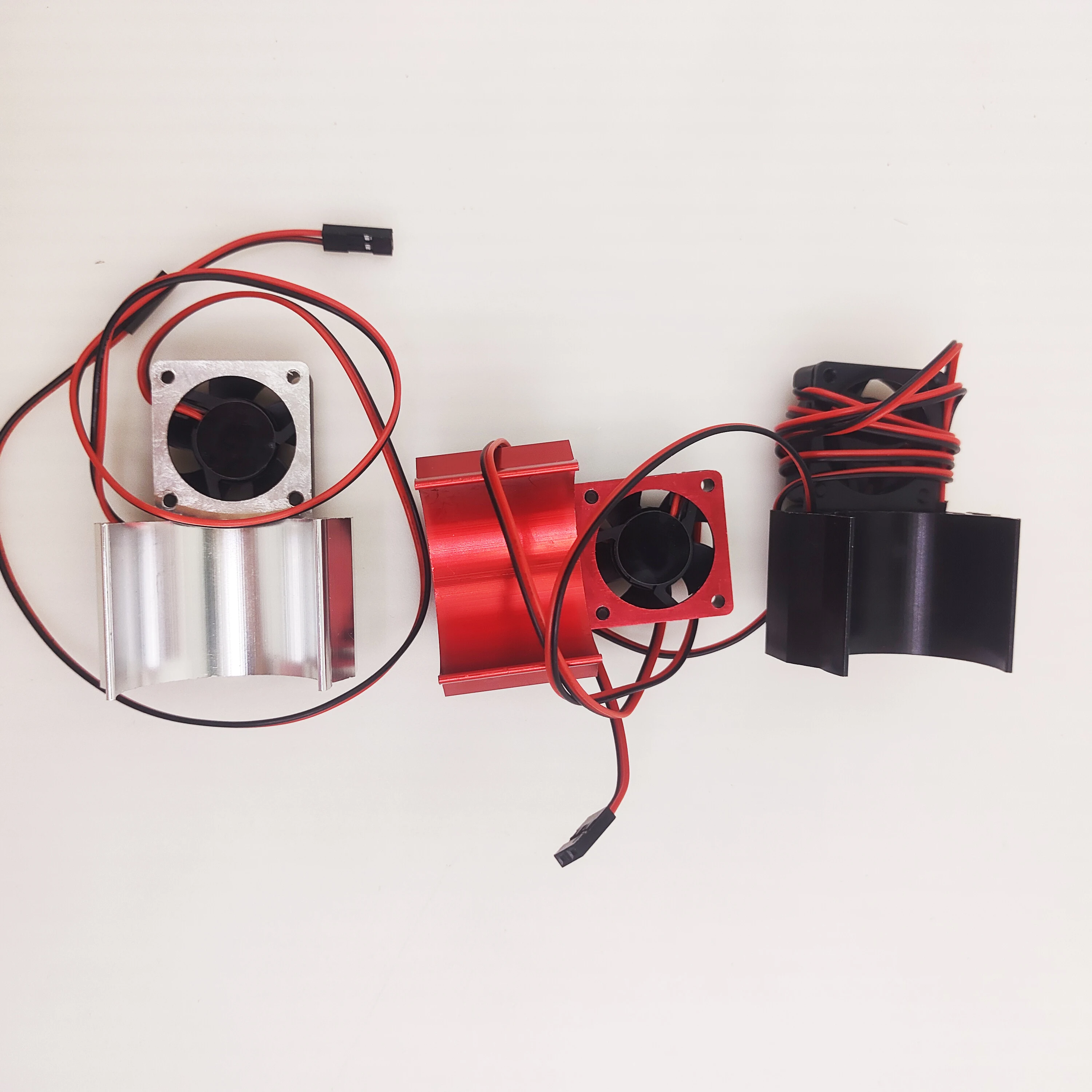 

A Motor Heat Sink 2 Fan 540 550 3660 3670 Cooling Racing Heatsink Electric Dual Proof Cover aluminum Twin 1/10 1:10 RC Car