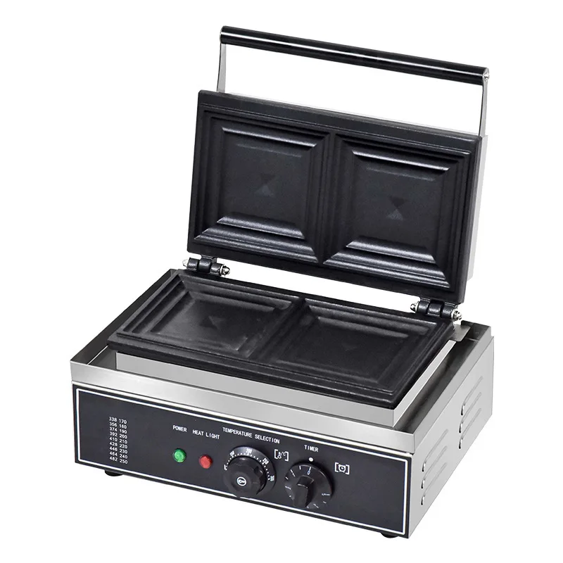 Sandwich maker Commercial desktop bursting toast maker Heated bread hot press Pocket square bag edge banding sandwich machine
