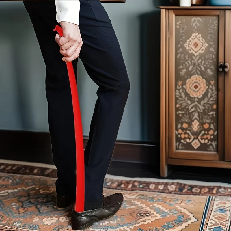 مجموعة أحذية واحدة لمساعدة اليدين، حصريًا لكبار السن والحوامل، مع رف تخزين معلق خفيف الوزن ومتين