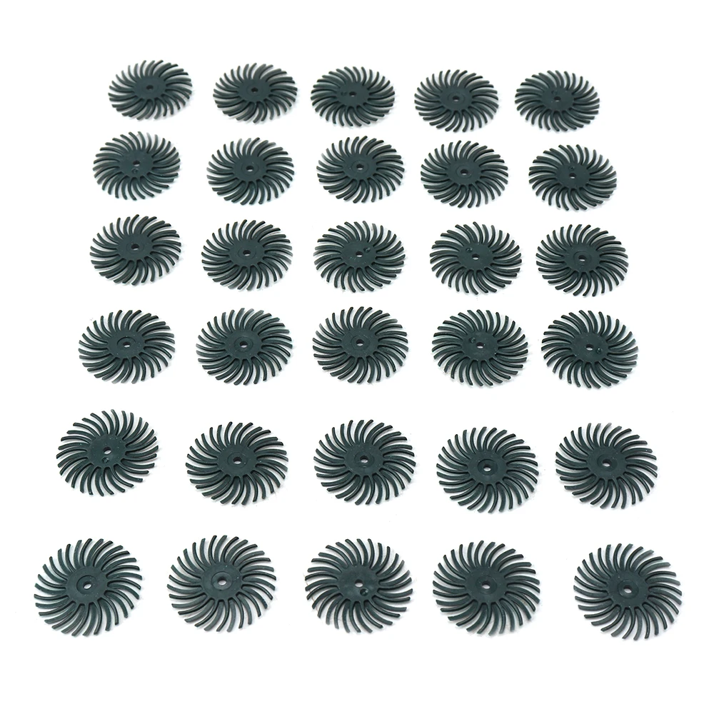 1 zoll Radial Borsten Disc Kit Schleif Pinsel 1/8 zoll 3/2,35mm Schaft Detail Polieren Rad für Dremel Dreh Werkzeug Zubehör – Detail 9