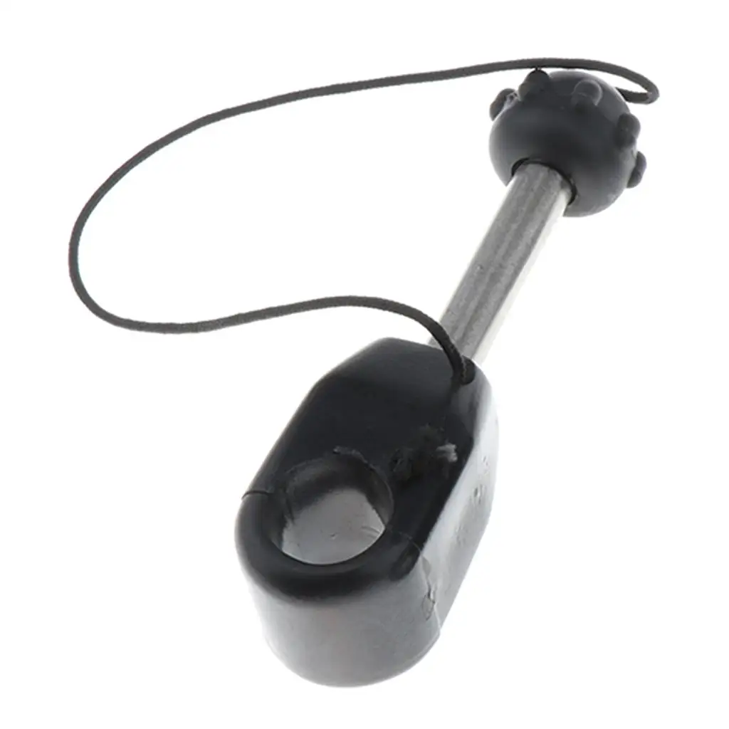 Accessorio per kayak Supporto di ricambio per pulsante per barca in acciaio inossidabile con bloccaggio a paletta per gommone per zattera da canoa