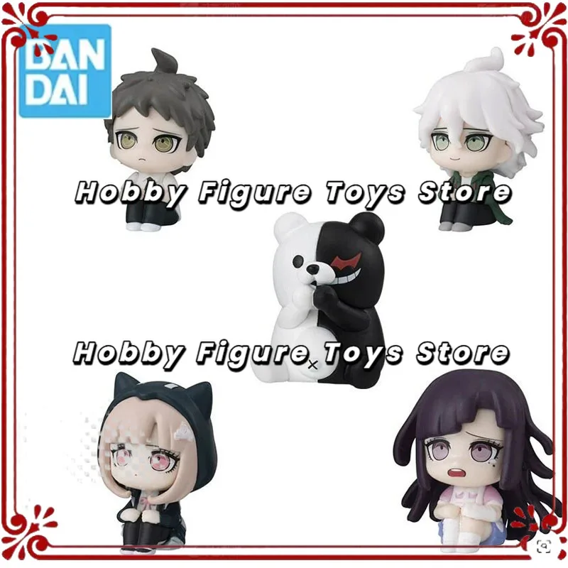 Bandai Original Gashapon PlayStation Portable2 Mikan Tsumiki Nagito Komaeda Anime Action Figure Collectible Model Toy Gift 4CM