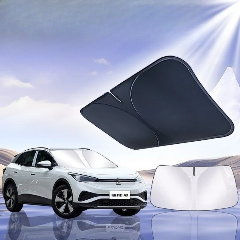 

Для Volkswagen ID.4X VW лобовое стекло автомобиля солнцезащитный козырек блоки УФ-лучей отражатель авто оконный козырек защитная крышка складной зонтик 1 шт.