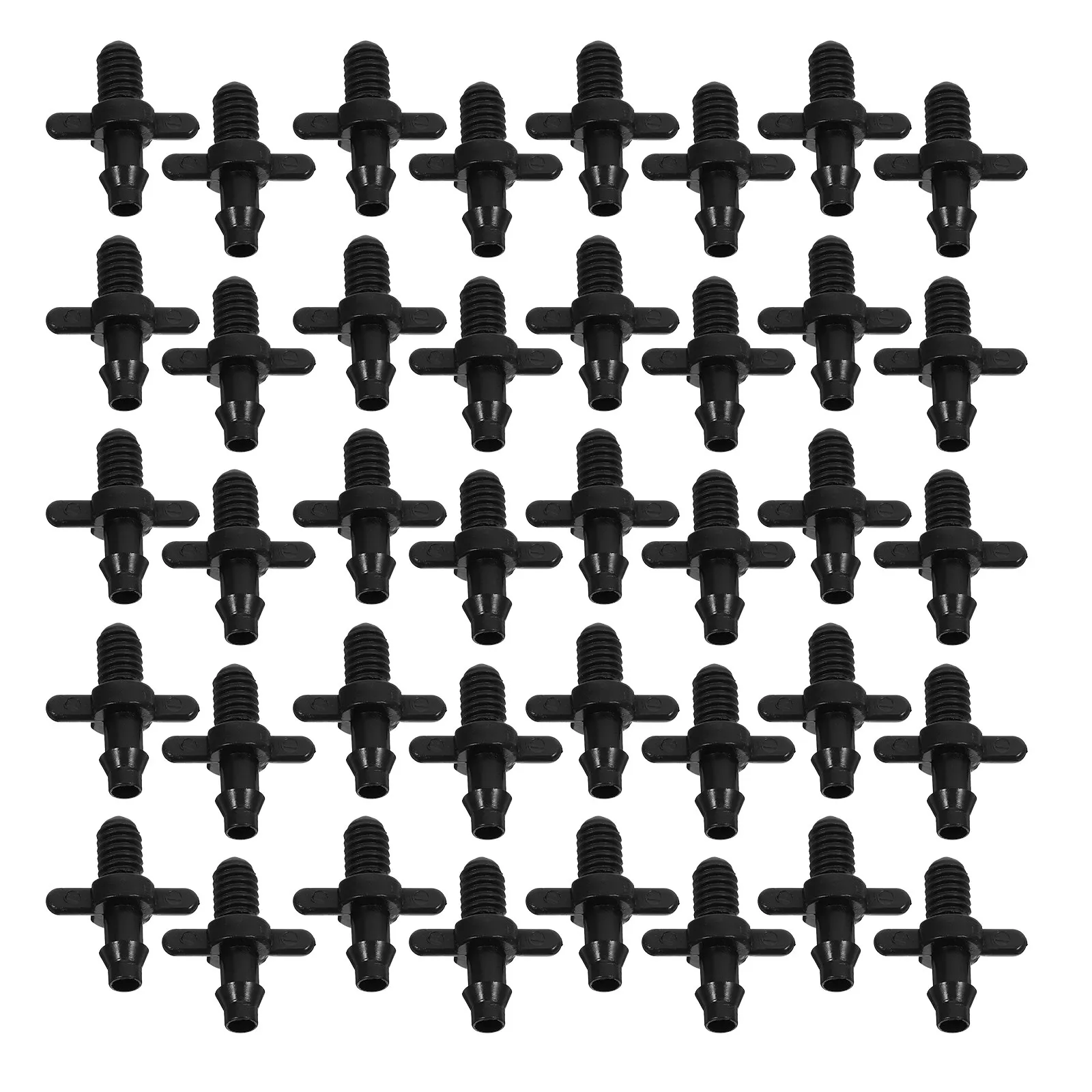 100Pcs Drip Irrigation Barbed Connector Hose Male Fitting PVC Pe Pipes Easy Installation Garden Farm Greenhouse
