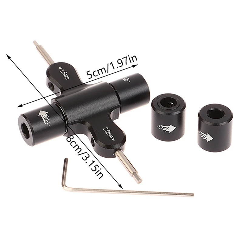 M3 M5 Wrench Screw Nut 1.5 2.0mm Hexagon Screwdriver Quick Release Propeller Motor Prop Tool for RC Quadcopter FPV Drone-DTB1