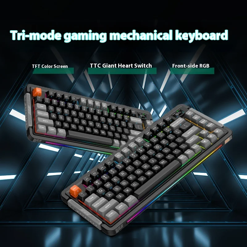 Yufu XL98/75 the third mock examination mechanical keyboard Bluetooth wireless mute axis E-sports game customization