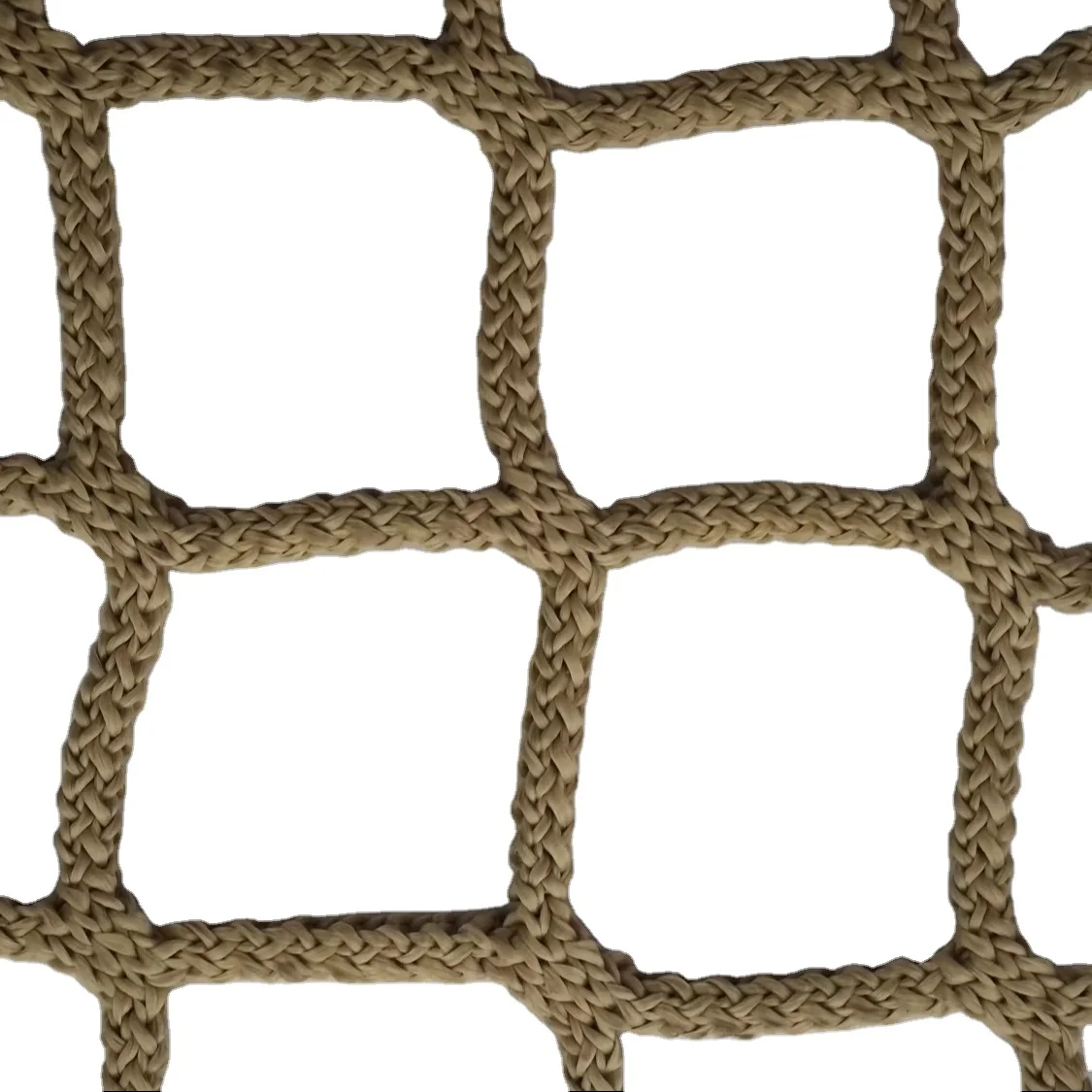 Knotless Beige Hay Net Durable High Breaking Strength with Cutting Service