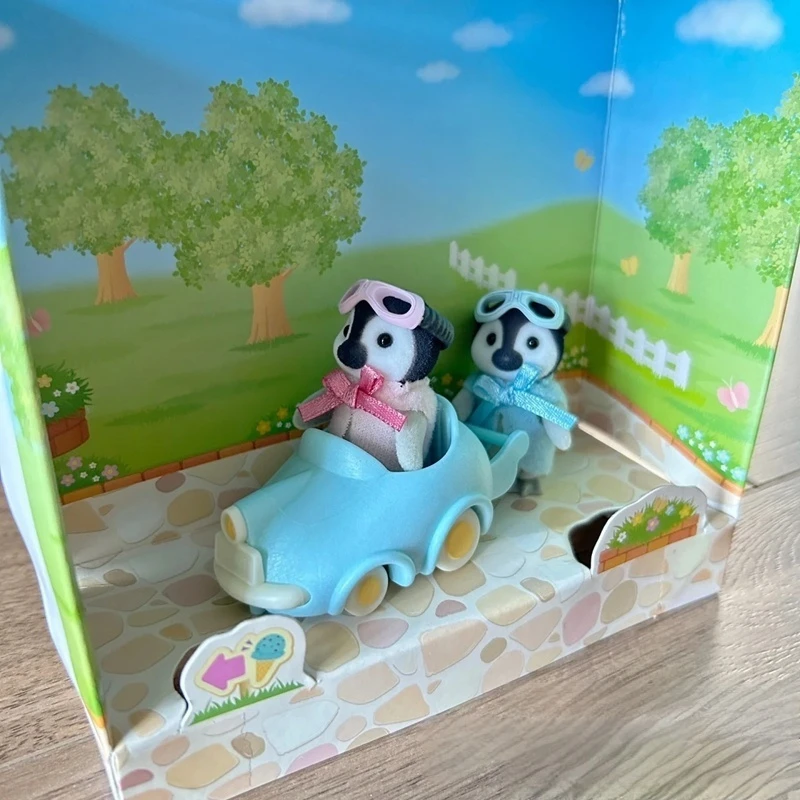 عائلات سيلفانيان أصلية تيرنورينز البطريق سيارة فتاة لعب أطفال بنات دمية الأثاث فتاة لعبة مطابخ سيلفانيا فاميلي