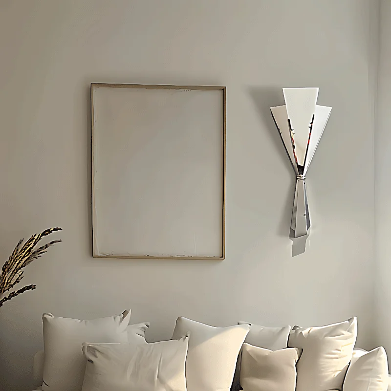 Modern Luxury Marble Wall Lamp Flower Shape Sconce Lamp Stainless Steel LED Wall Light For Bedroom Living Room Hotel Decor