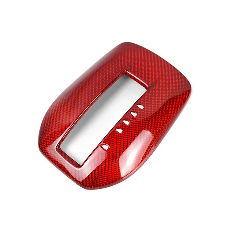 

Автомобильная панель переключения передач из натурального твердого углеродного волокна, внутренняя отделка для Chevrolet Camaro 2010-2015