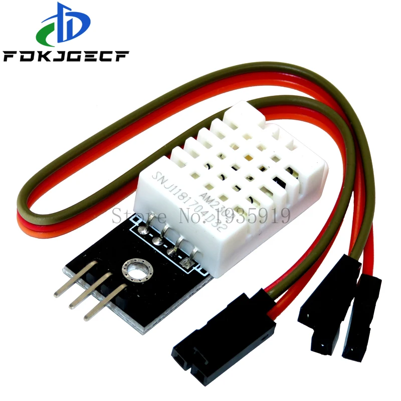 DHT22 single-bus digital temperature and humidity sensor module AM2302 +PCB with Cable