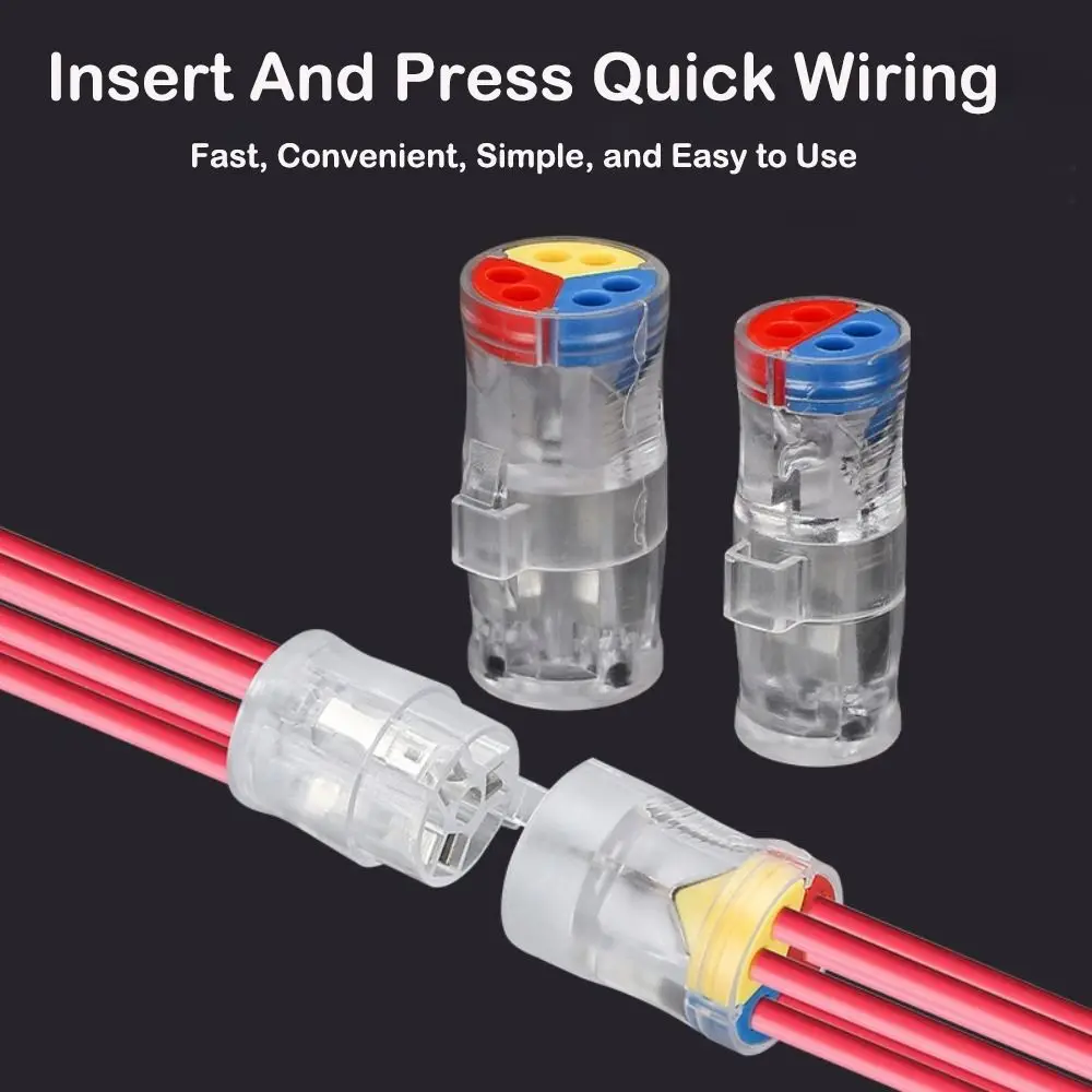 Docking Type Quick Terminal Block Mini Universal Compact Compact Splice Electrical Connectors Push-in Terminal Blocks Electrical