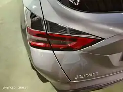 Car Accessorie Stainless Steel Rear Taillight Decorative Cover Trim for Nissan Juke 2019-2022 4PCS