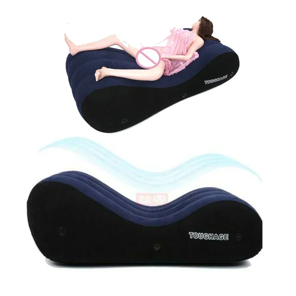 Air Inflatable Sex Pillow Soft Cushion Position Sofa Cuffs Chair Sexual Position Ramp Erotic Chaise Pillow Bdsm Toy for Couples