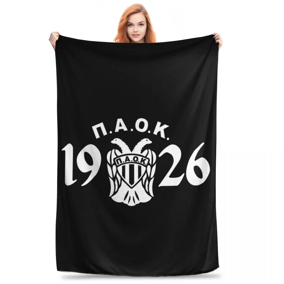 Paok Thessaloniki Ultras Hooligans Blankets Flannel Breathable Sofa Throw Blankets For Home Bedroom Office Throws Bedspread