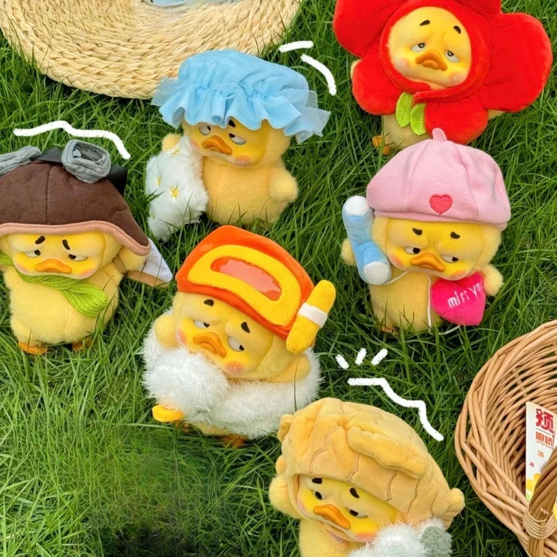 

Upset Duck 2 Act Cute Duck Series слепая коробка мультяшная фигурка модель Kawaii игрушка-сюрприз украшения для комнаты куклы для взрослых и детей подарок