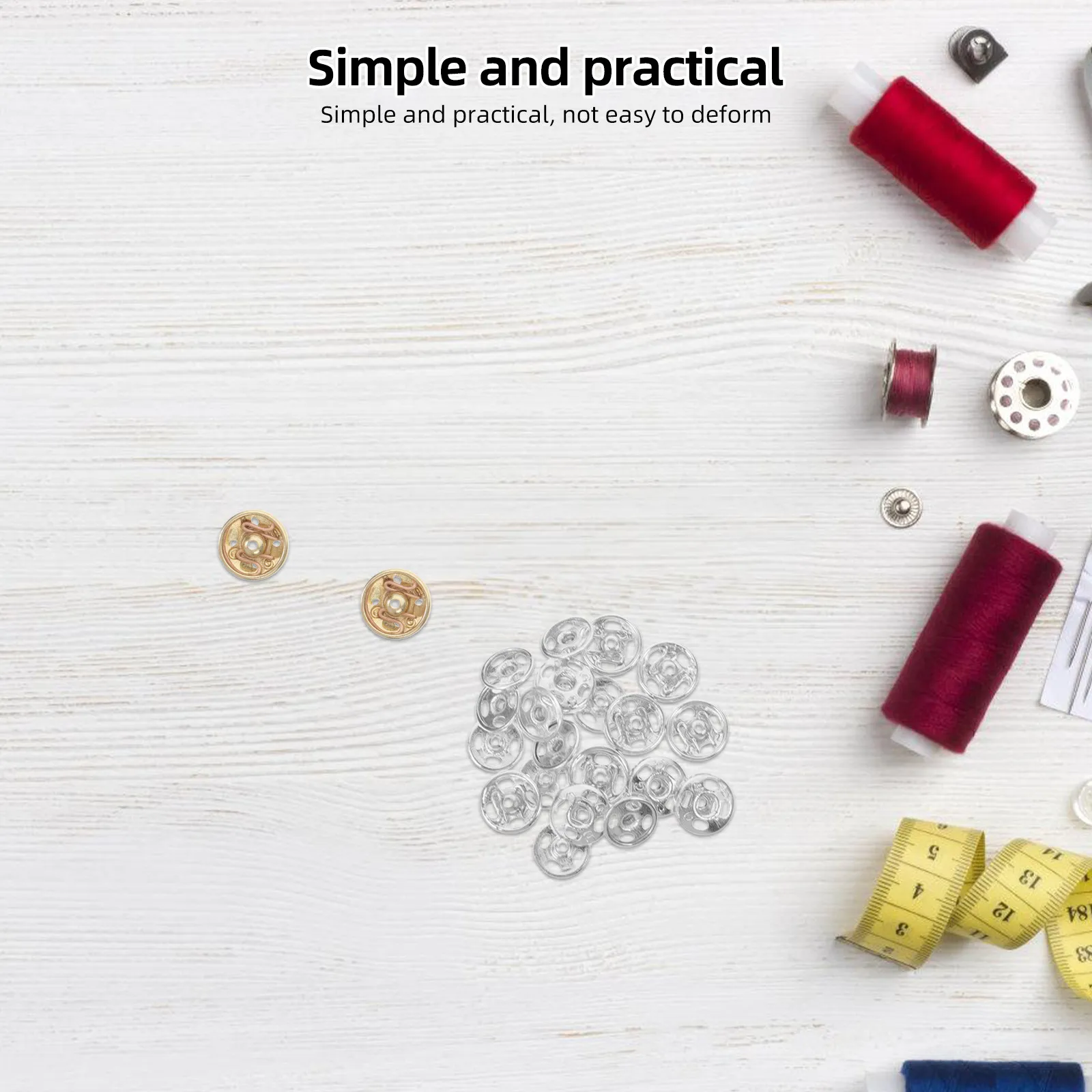 

30 шт. миниатюрных металлических круглых пуговиц с двумя отверстиями для рукоделия, шитья, одежды, DIY-проектов, сменные пуговицы для одежды
