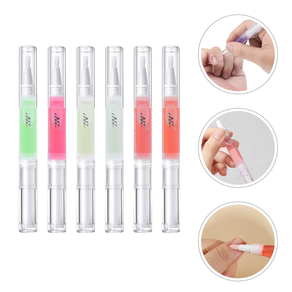 

6Pcs Manicure Nail Nourishing Pens Care Oil Cuticle Softener Repair Tools Salon Home Cuticle Oil Pens
