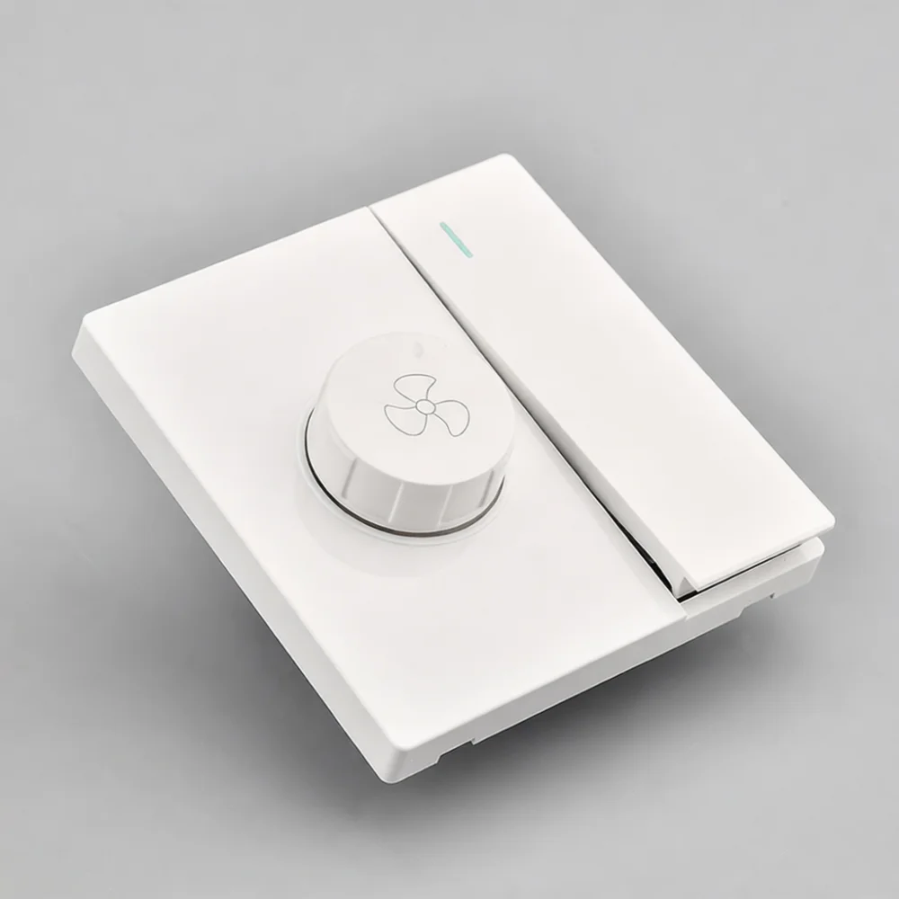Adjustable Speed Controller For Ceiling Wall Fans Stepless Rotary Knob Switch Electrical Ventilator Power Control Panel Device