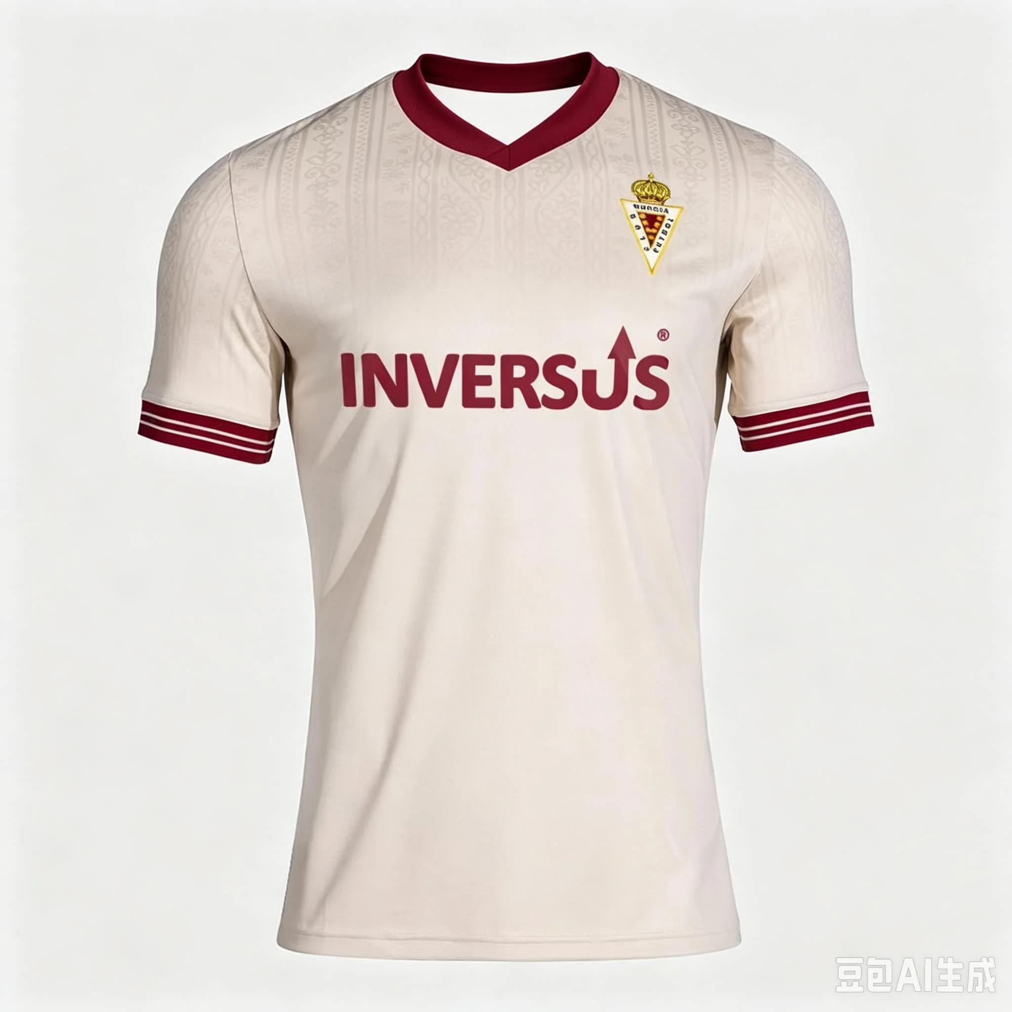 2627 Real Murcia 3D Printed Football Jersey Men's Summer Breathable Quick Drying Short Sleeved T-shirt Family Matching Clothing