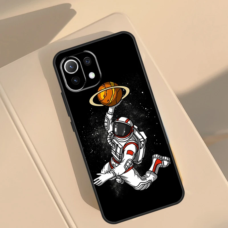 Astronaut Baseball Soccer Basketball Case For Xiaomi 15 14 17 Ultra 13T 14T 15T POCO X8 Pro Max X7 X5 X6 F5 F6 F7 F8 Ultra Cover