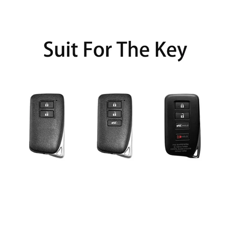 Full Protect TPU Transparent Black for Lexus NX GS RX IS ES GX LX RC 200 250 350 LS 450H 300H Car Remote Key Case Cover Keychain