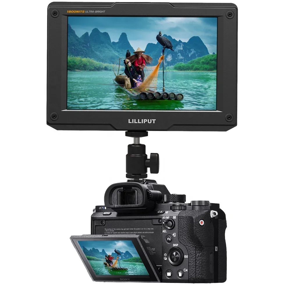 

LILLIPUT H7S 7 inch 4K HDMI 1800 nit Ultra Bright Camera with 3G-SDI input and loop output