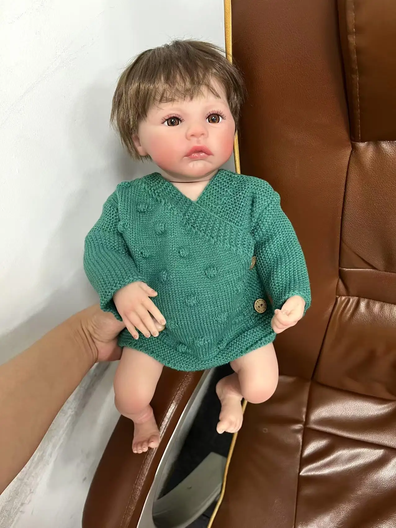 

19Inch Full Body Meadow Silicone Reborn Baby Doll Hand Painting 3D Skin with Visible Veins muñecas Bebe Reborn Dolls para niñas