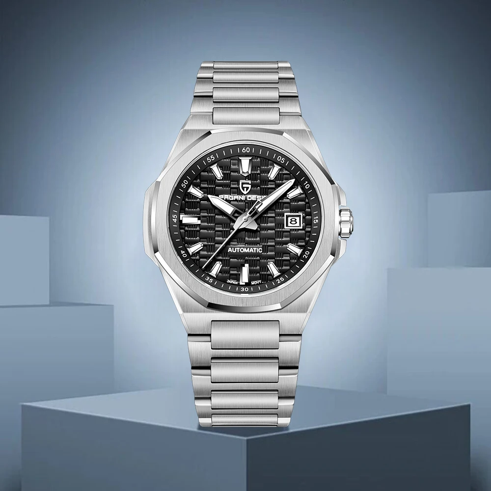 

PAGANI DESIGN 2025 New Men Automatic Mechanical Watch 40mm Business Atmosphere Workplace Essential Watch Sapphire Glass Calendar