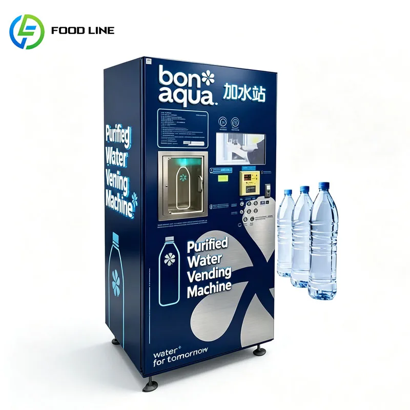 Water Refill Vending Machine Automatic RO Purifier Self Service Station Customized