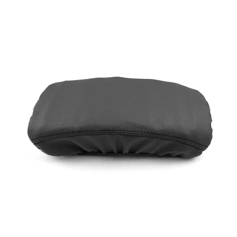 Black Microfiber Leather For Hyundai Tucson Nx4 2021 2022 Car Inner Center Console Lid Armrest Box Cover Trim Accessories