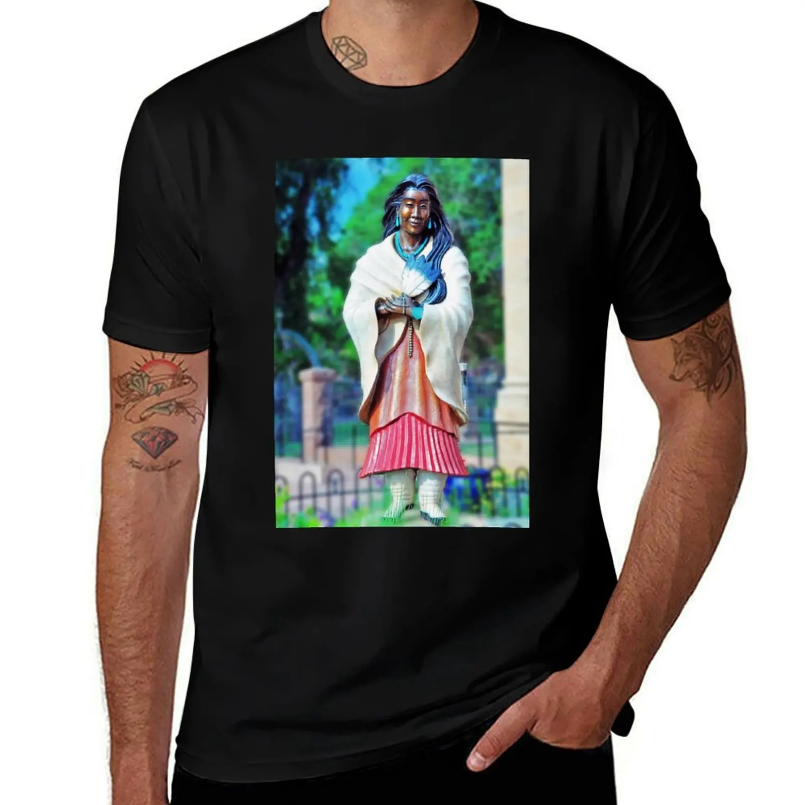 

Saint shirts men pack t man cotton T-Shirt t funny Kateri for man cotton shirts for Tekakwitha T-Shirt shirt t