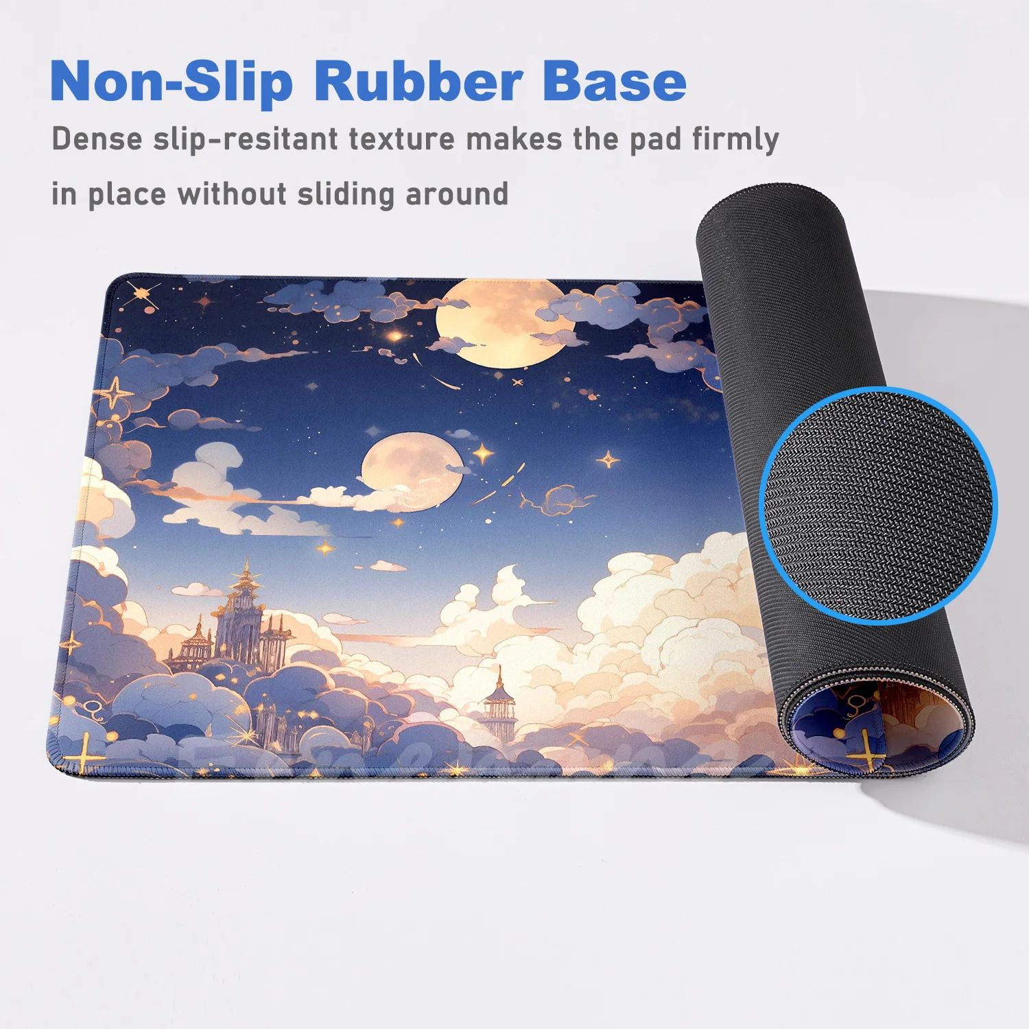 Cloud Mouse Pad Gaming Accessories Rubber Mausepad Protector E-sports Mousepad Gamer Large Non-Slip Rubber keyboard Laptops Pads