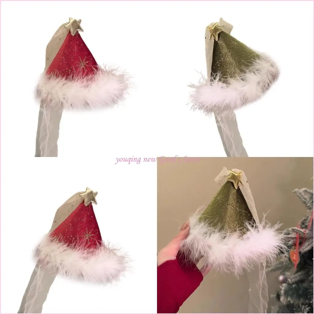 57QA مشبك شعر للأطفال، دبابيس شعر مريحة عصرية، دبوس شعر فاخر للحفلات، إكسسوارات شعر للعطلات #1