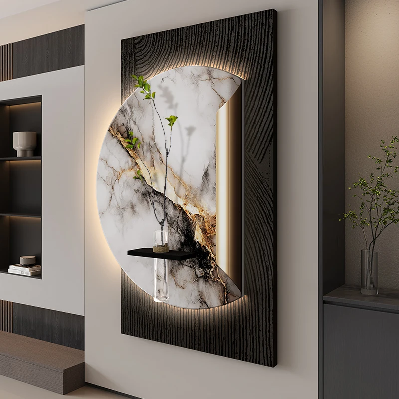High-end Porch 2026 New Living Room LED Wall Lamp Painting Light Luxury Entrance Door Corridor Mural Lamp Home Decoration Gift