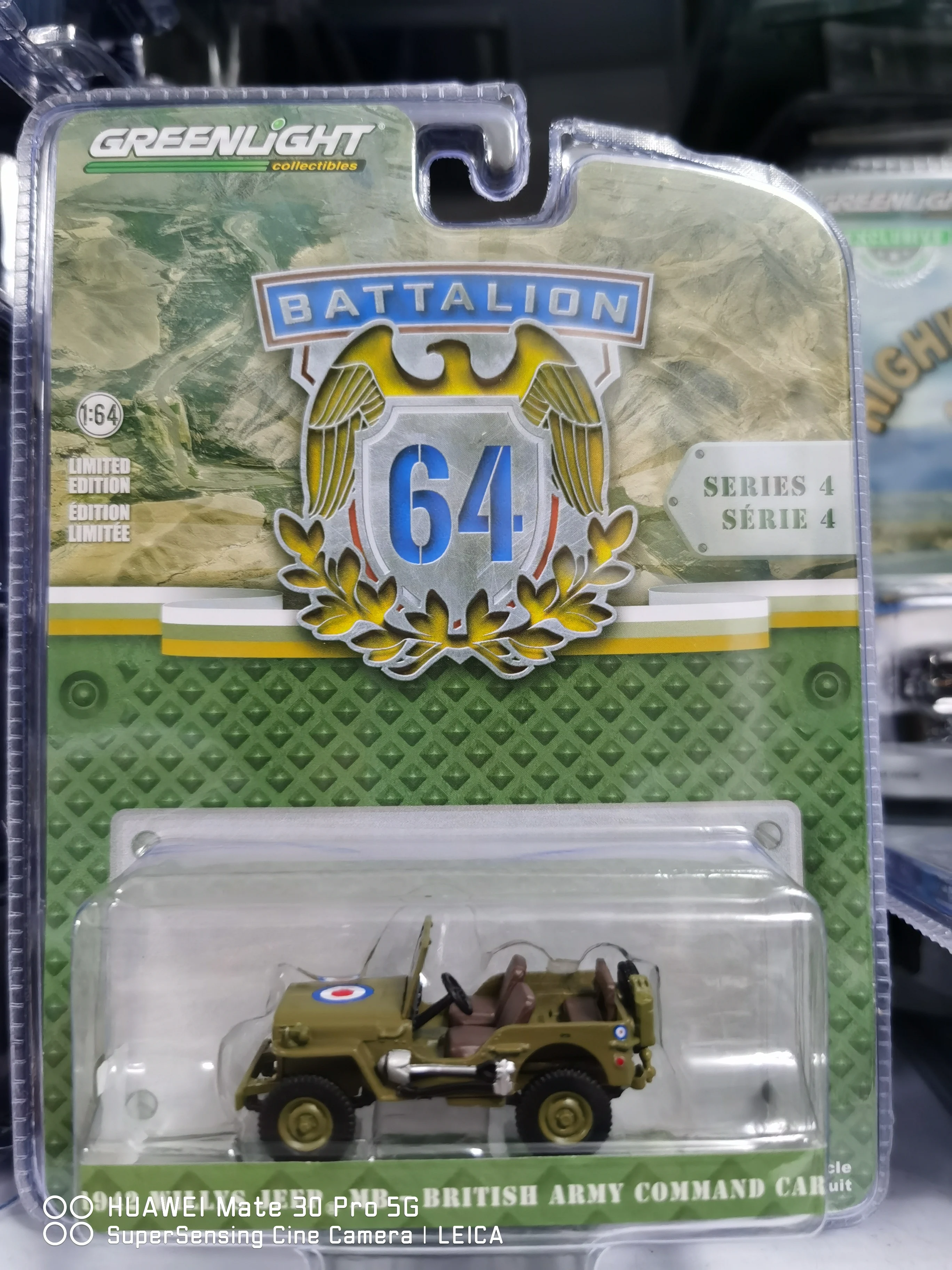 

GREENLIGHT 1:64 1942 WILLYS MB-коллекция автомобилей британской армии COMMANG из литого сплава, модель автомобиля, украшение, подарок