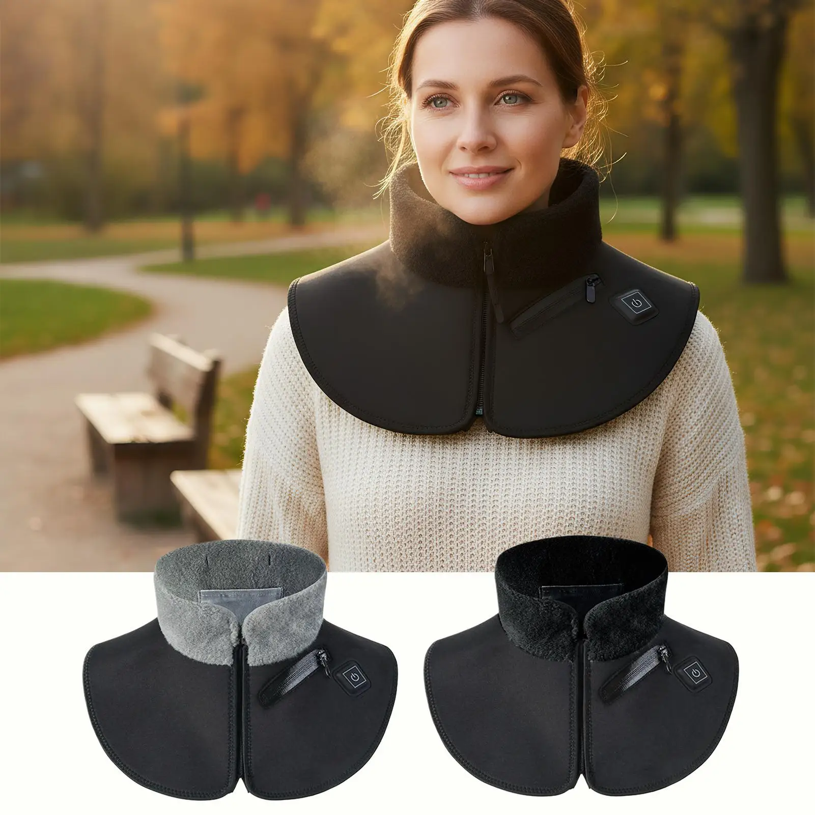 

3-Level Heating Pad for Neck and Shoulder, Fast Warm Relief for Muscle Pain & Menstrual Cramps, Electric Heat Wrap