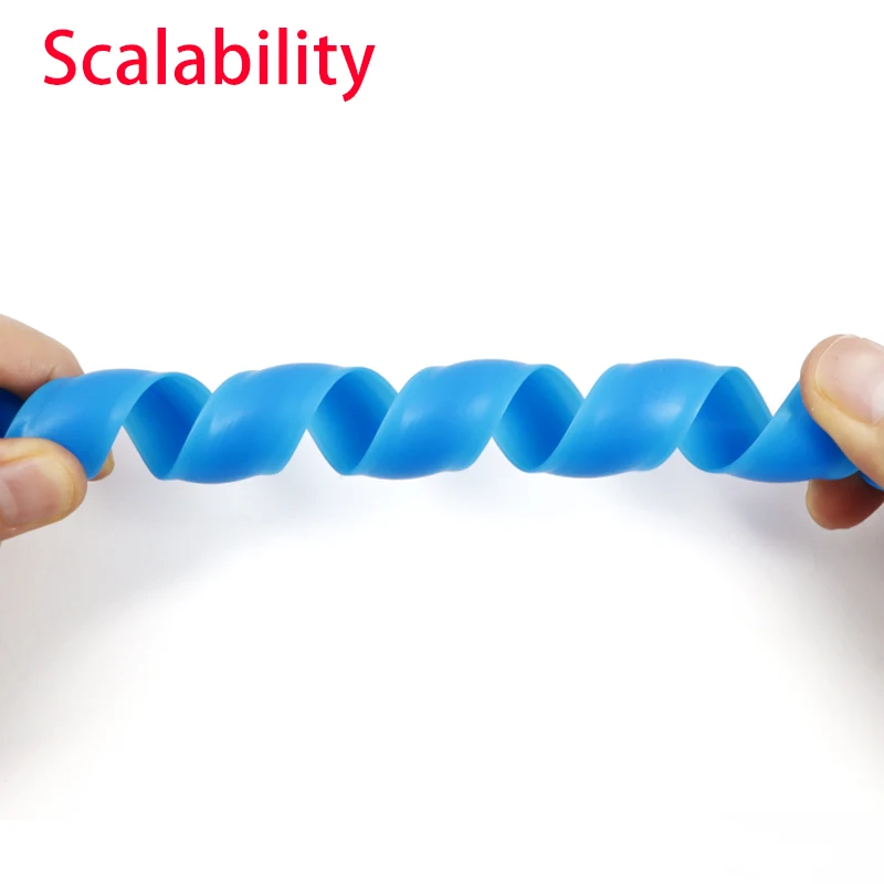 1~10m Spiral Cable Wire Wrap Computer Cord Management Winding Tube Flexible Spiral Wrap Cable Wire Protector Cable Sleeve