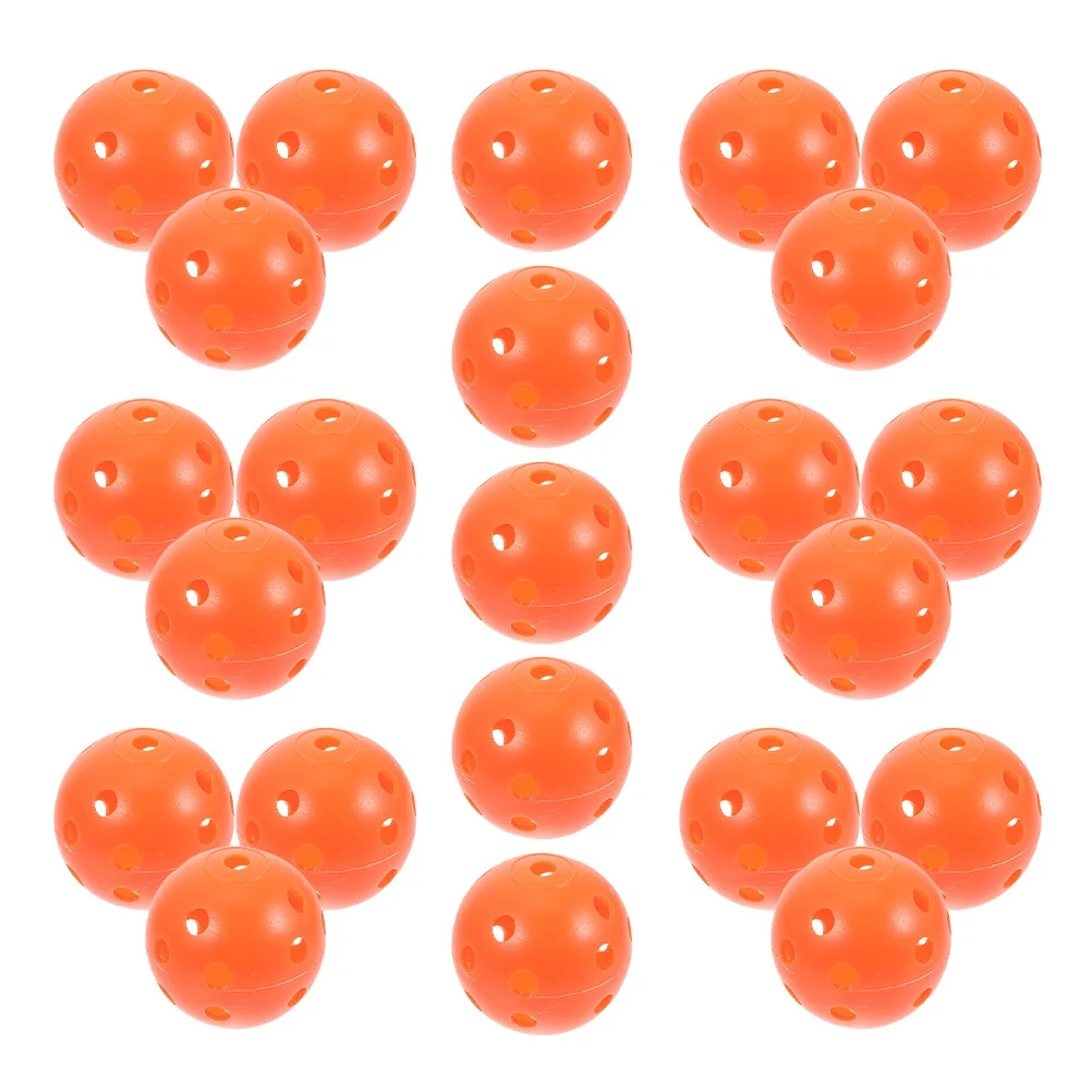 

25pcs Practice Golfs Balls Plastic Training Golfs Balls for Driving Range Swing Training Hole Balls