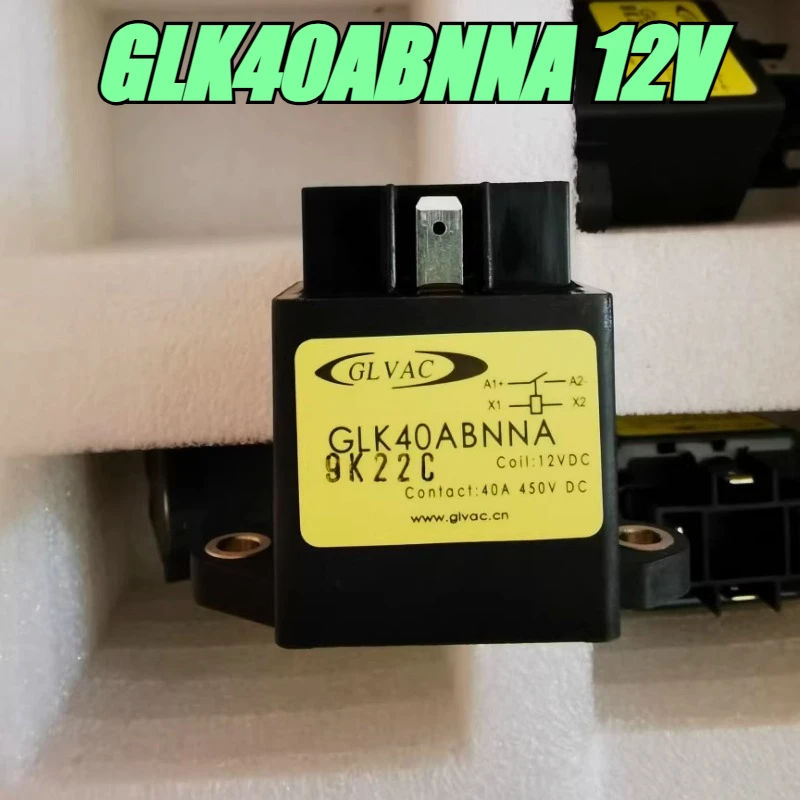 

(Совершенно новое) 1 шт./лот 100% оригинальное реле: GLK40ABNNA 12 В 450 В постоянного тока 40 А Высоковольтное реле контактора постоянного тока