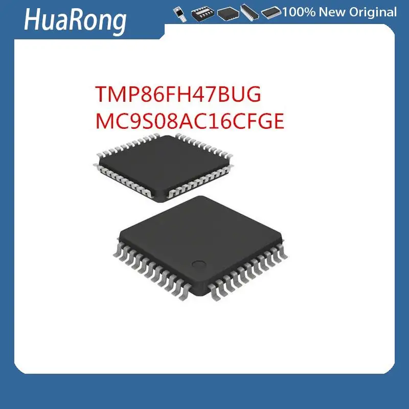 2PCS/LOT     TMP86FH47BUG    MC9S08AC16CFGE    M9S8AC16CG     LQFP44